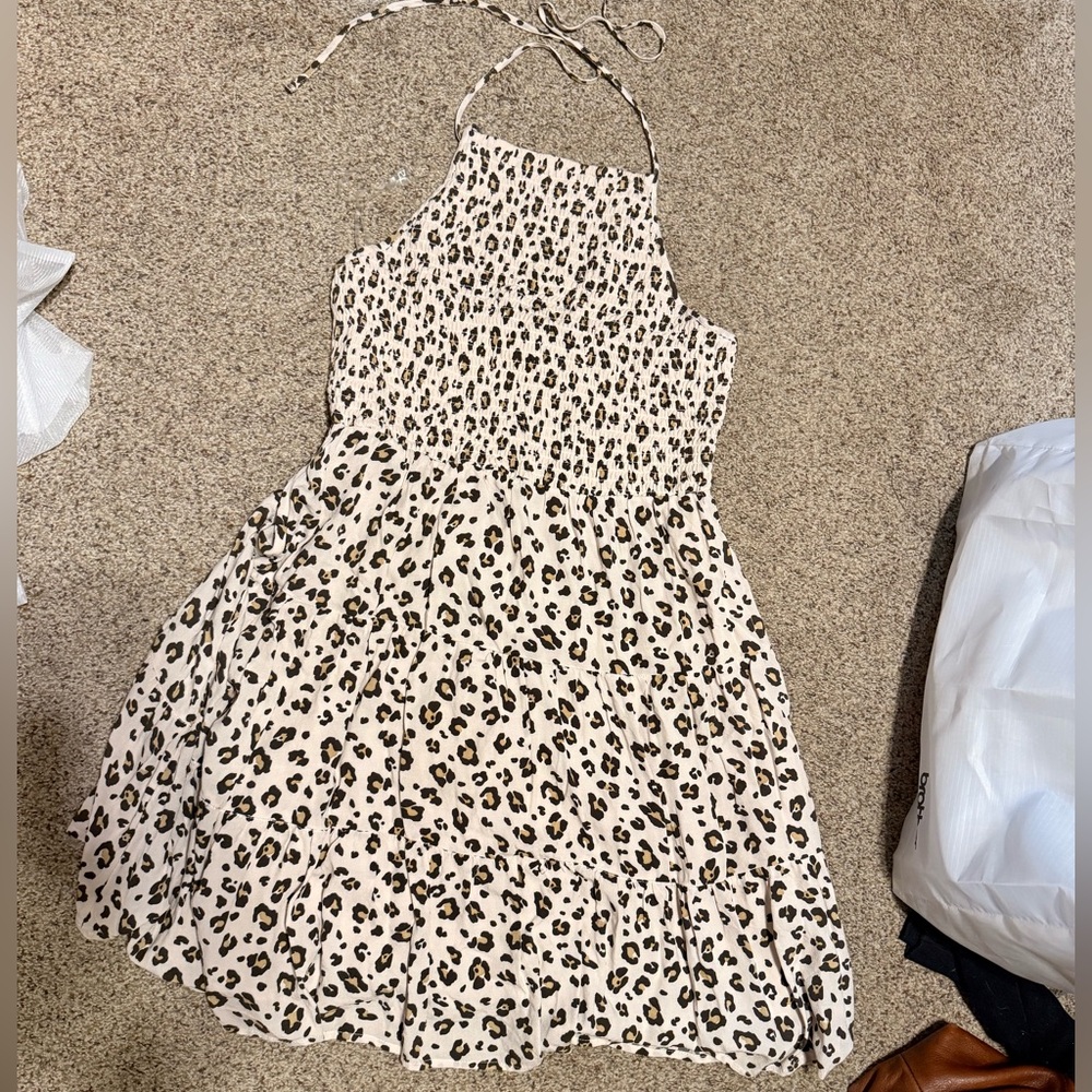 American Eagle Cheetah Print Dress